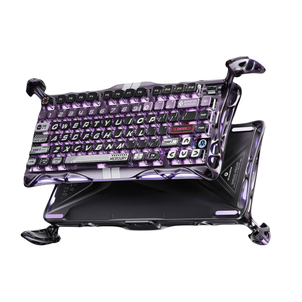 Gravastar Mercury GS V75 Pro Gaming Keyboard - Iron Purple
