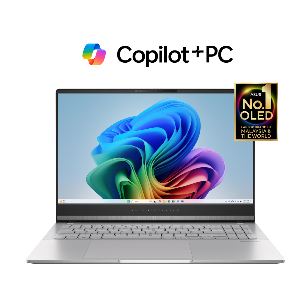 ASUS Vivobook S 15 OLED M5506NA-MA015, AMD Ryzen 5-7535HS, RAM 16GB, SSD 512GB, AMD Radeon 660M, 15.6 OLED 3K (2880 x 1620) 120Hz, Cool Silver