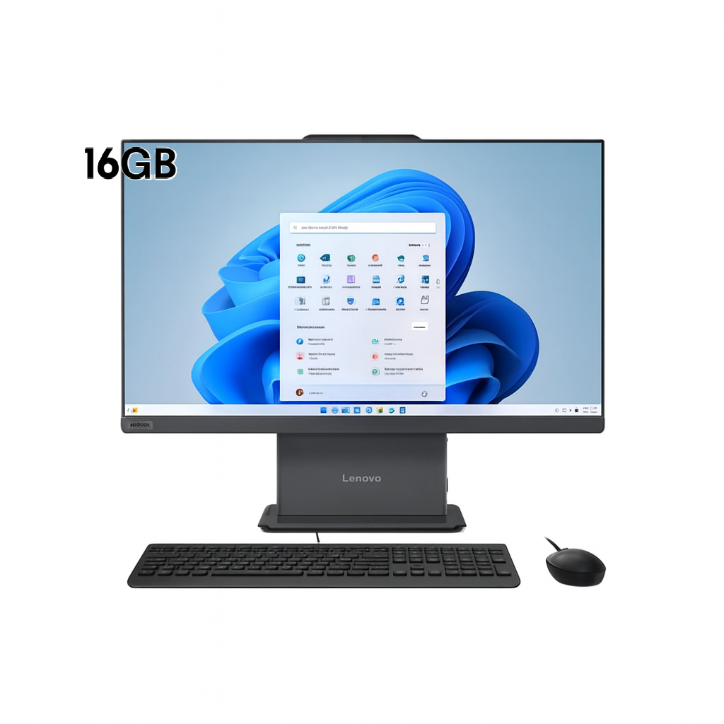 All in One Lenovo ThinkCentre Neo 50A (HV00), Intel Core i5-13420H, RAM 16GB, SSD 512GB, Intel UHD Graphics, 24 FHD IPS, Gray