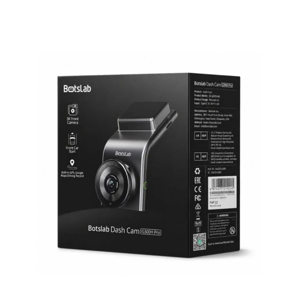 Botslab G300H Pro - Single-Channel Dash Cam