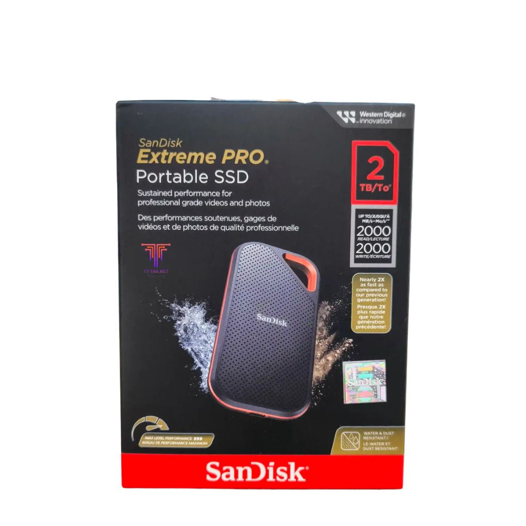 SanDisk Extreme PRO Portable SSD 2TB – Iraq