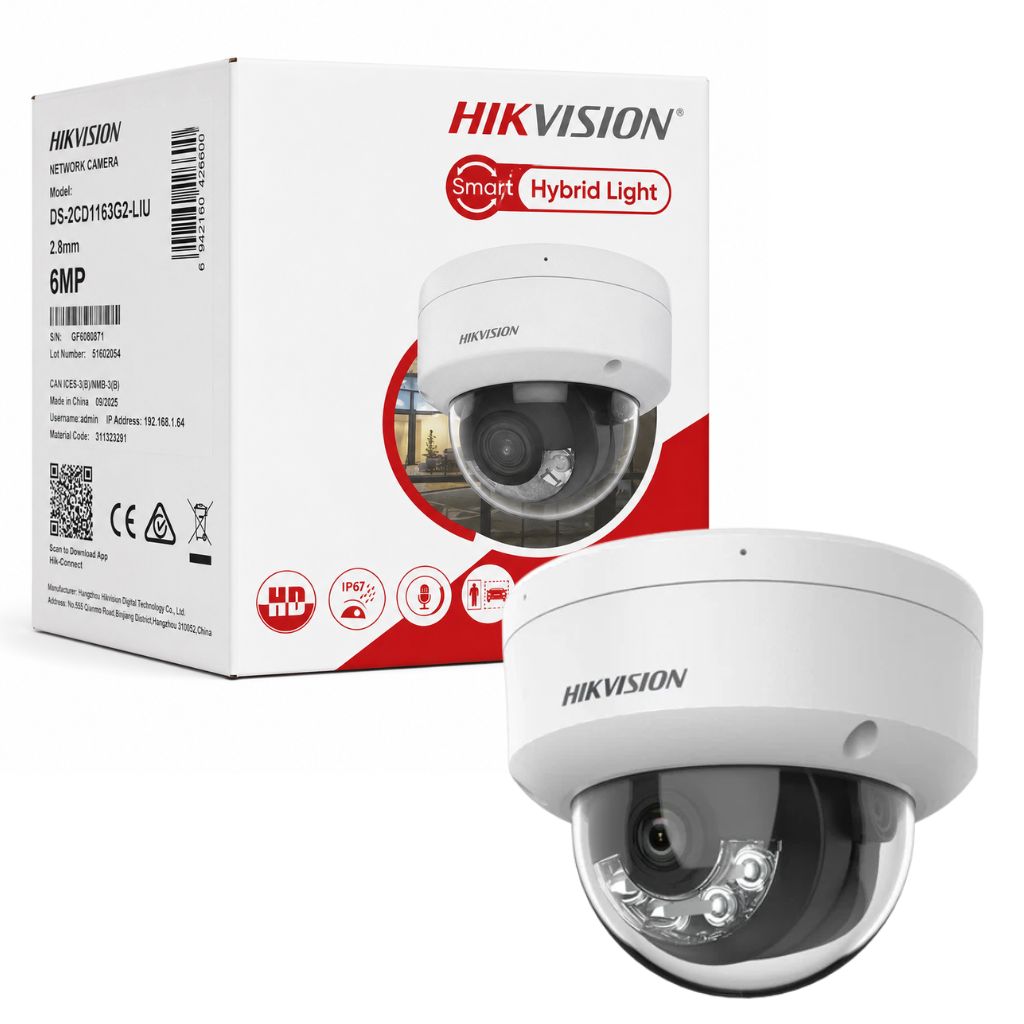 HIKVISION 6 ميجابكسل (IP) DS-2CD1163G2-LIU صوت 2.8 مم داخلي