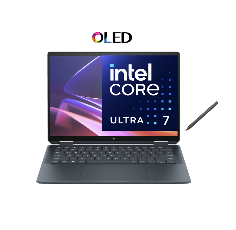 HP Spectre x360 14T-EU000 (7K631AV), Intel Core Ultra 7-155H, RAM 32GB, SSD 2TB NVMe, Intel Arc Graphics, 14 2.8K OLED Touch, Nightfall Black Aluminum