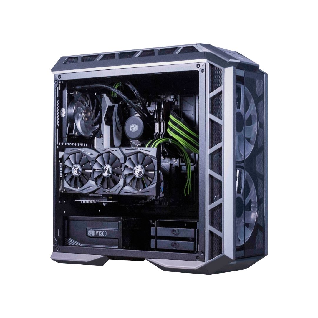 Soft Hard Power Supply Sleeved Cable PSU Extension Cable Kit - Green & Black