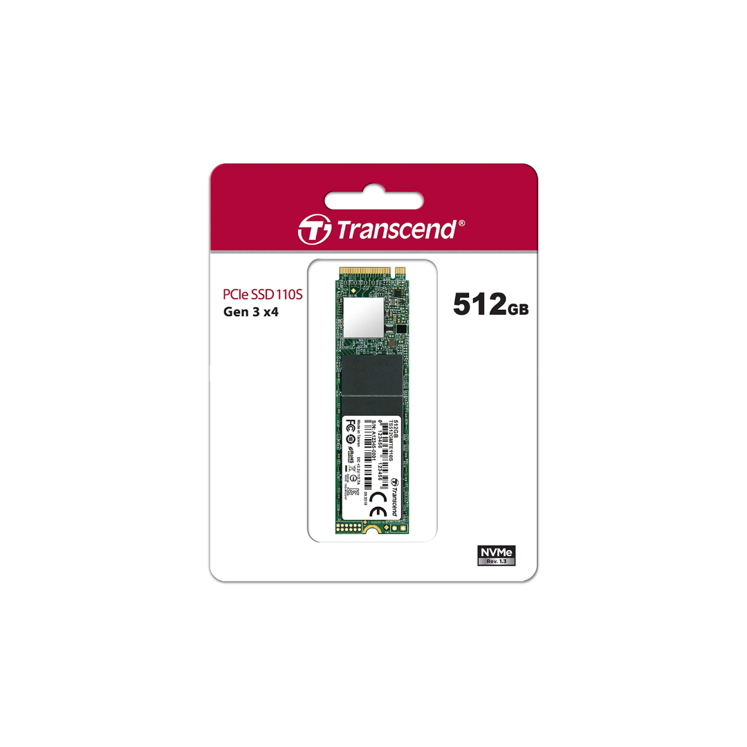 Transcend 110S 512GB PCIe NVMe SSD High-Speed Internal Storage Drive