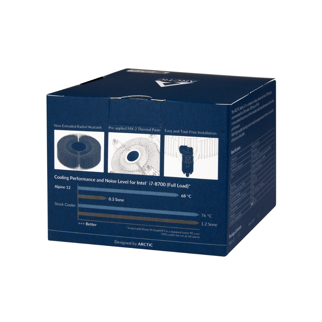 Arctic Alpine 12 Compact Intel CPU Cooler
